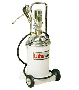 Нагнетатель для смазок Lubeworks POP020, пневматический солидолонагнетатель, 20л