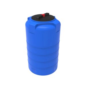 Цилиндрическая емкость для воды и топлива ЭкоПром Т200, 200 литров, синяя