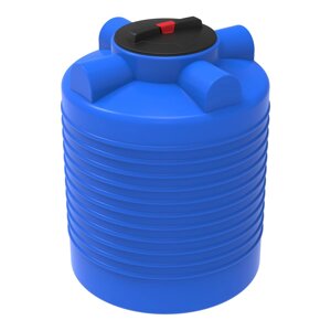 Цилиндрическая емкость для воды и топлива ЭкоПром ЭВЛ-300, 300 литров, синяя
