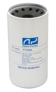Adam Pumps Фильтр-сепаратор Adam Pupms FT100A, тонкой очистки, для дизельного топлива, бензина и масла