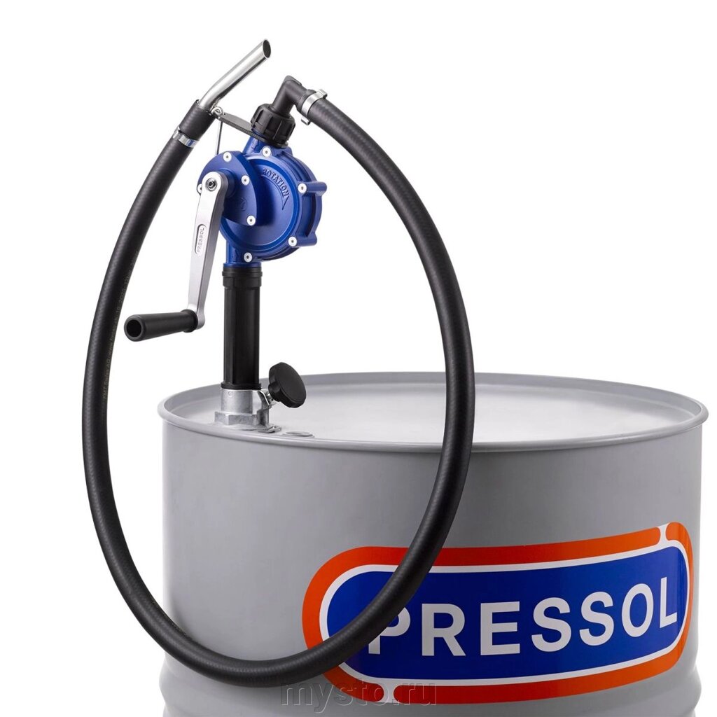 Ручной насос для перекачки масла Pressol 13056, дизельного топлива, 25 л/мин - доставка
