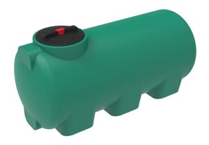Цилиндрическая емкость для воды и топлива ЭкоПром H500, 500 литров, зеленая