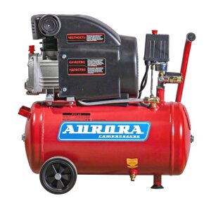 Поршневой компрессор Aurora AIR-25, коаксиальный привод, 206 л/мин, 220В