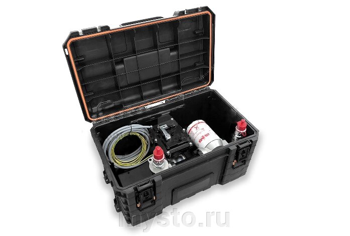 PIUSI Комплект для перекачки бензина Piusi MasterBox EX50-12 для бензина, дизельного топлива, 50л/мин, 12В от компании Оборудование для автосервиса и АЗС "Т-ind" доставка в регионы - фото 1