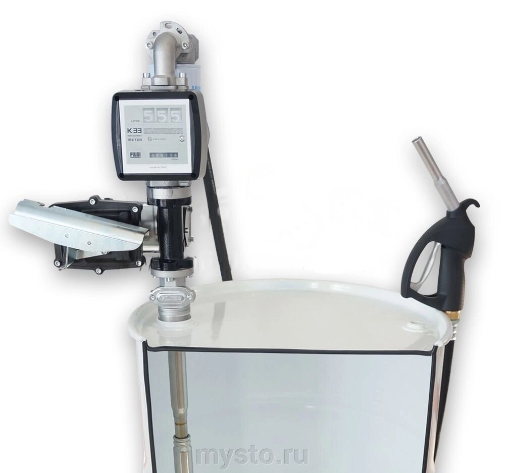 PIUSI Комплект заправочный Piusi DRUM EX50 220V K33 ATEX Aut для бензина, 50 л/мин, 220В от компании Оборудование для автосервиса и АЗС "Т-ind" доставка в регионы - фото 1