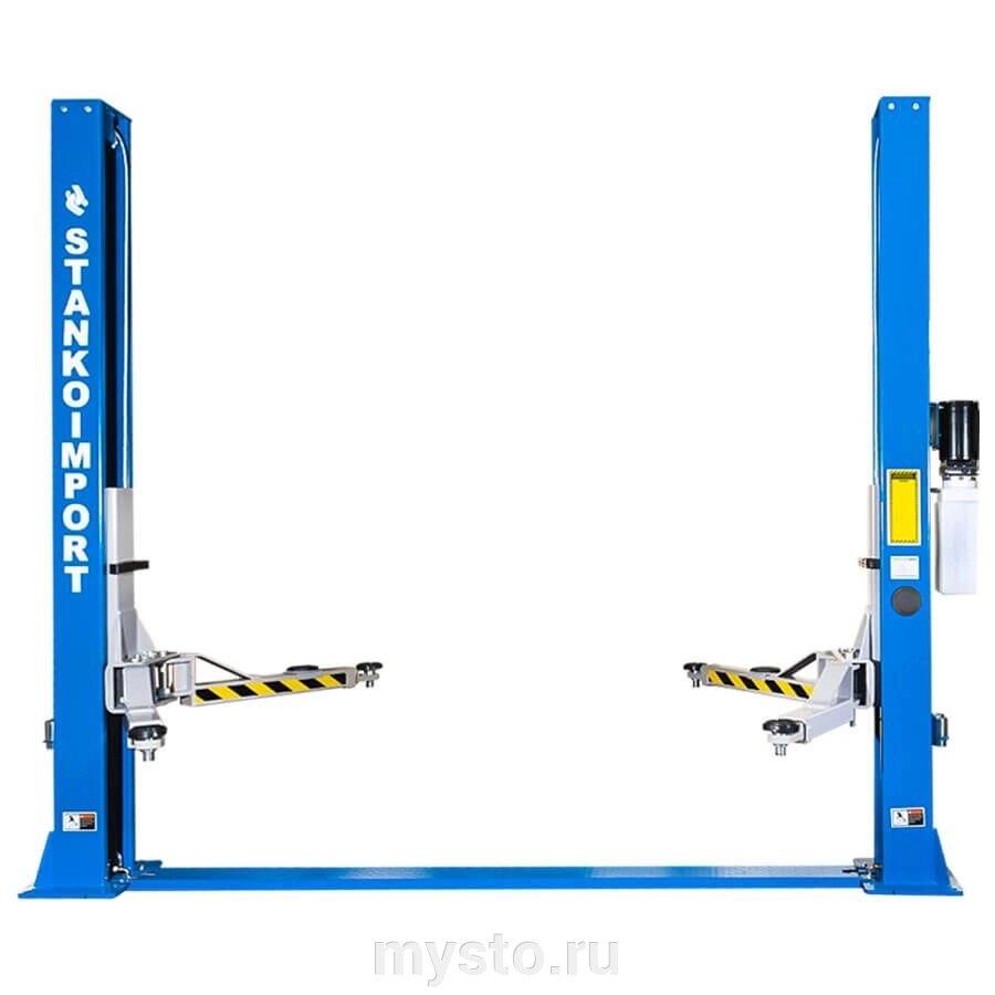 Подъемник двухстоечный автомобильный 4 тонны Станкоимпорт ПГН2-4.0 (М)_380V, электрогидравлический, 380В от компании Оборудование для автосервиса и АЗС "Т-ind" доставка в регионы - фото 1