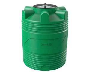 Polimer Group Емкость цилиндрическая Polimer-Group V 300, 300 литров, зеленая