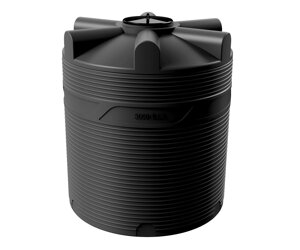 Polimer Group Емкость цилиндрическая Polimer-Group V 3000, 3000 литров, черная