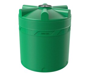 Polimer Group Емкость цилиндрическая Polimer-Group V 5000, 5000 литров, зеленая