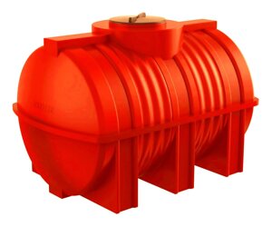 Polimer Group Емкость горизонтальная Polimer-Group G 1000, 1000 литров, красная