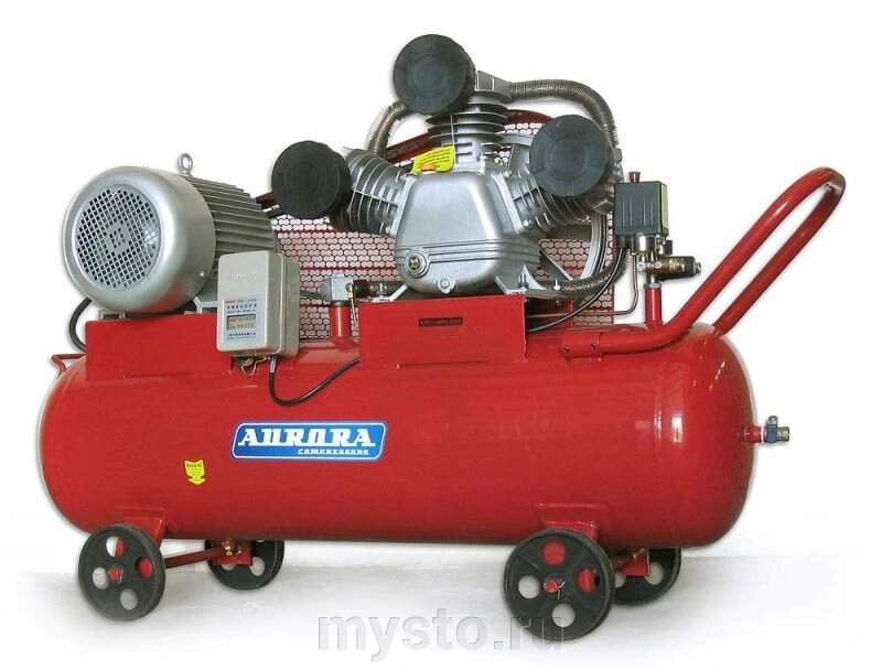 Поршневой компрессор Aurora TORNADO-135, ременной привод, масляный, 982 л/мин, 380В от компании Оборудование для автосервиса и АЗС "Т-ind" доставка в регионы - фото 1