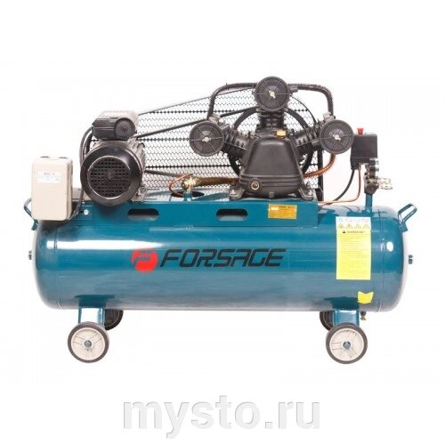 Поршневой компрессор Forsage F-TB290-150(380V), ременной привод, масляный, 360 л/мин, 380В от компании Оборудование для автосервиса и АЗС "Т-ind" доставка в регионы - фото 1