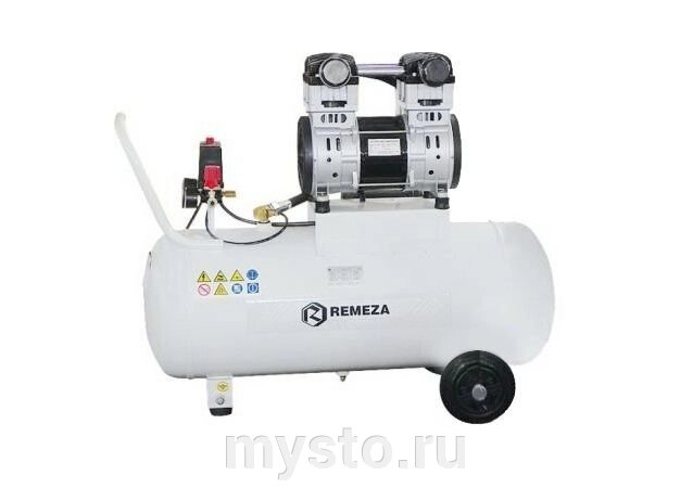 Поршневой компрессор Remeza СБ4/С-50. OLD20-3/10, безмасляный, коаксиальный привод, 125 л/мин, 380В от компании Оборудование для автосервиса и АЗС "Т-ind" доставка в регионы - фото 1