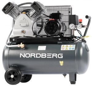 Поршневой компрессор с ременным приводом NORDBERG NCP50/420, 420 л/мин, 380В