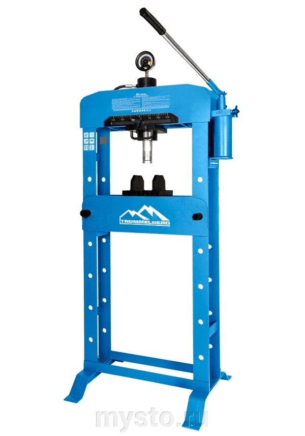 Пресс гидравлический ручной 30 тонн Trommelberg SD20030EM, напольный, гаражный от компании Оборудование для автосервиса и АЗС "Т-ind" доставка в регионы - фото 1