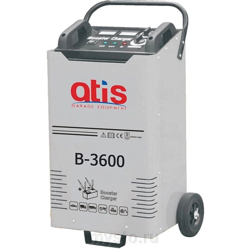 Пуско-зарядное устройство Atis B-3600, трансформаторное, 12-24В от компании Оборудование для автосервиса и АЗС "Т-ind" доставка в регионы - фото 1