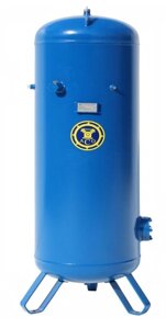 Ресивер для компрессора АСО Бежецк РВ 200/10, вертикальный воздухосборник, 200 литров