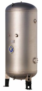 Ресивер для компрессора АСО Бежецк РВ 900-02/10, вертикальный воздухосборник, 900 литров