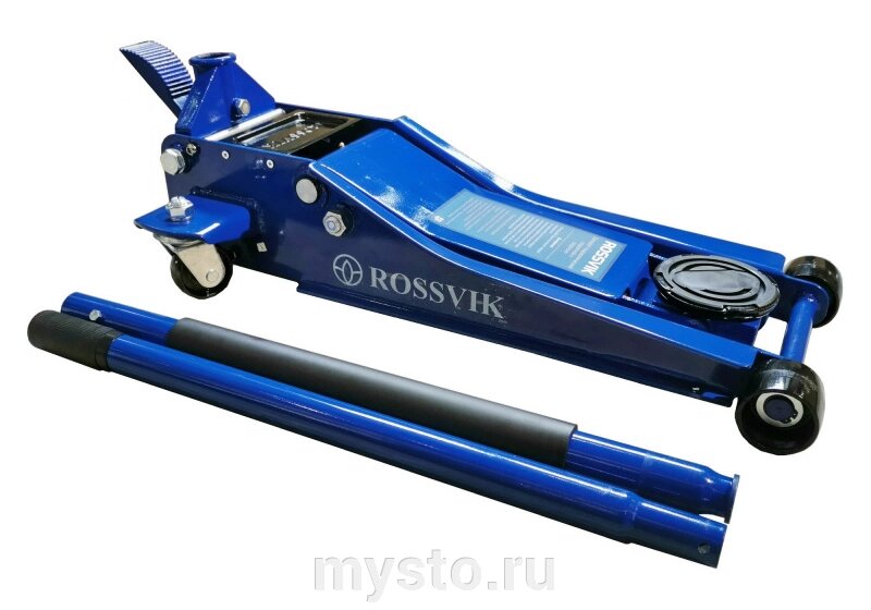 ROSSVIK Домкрат подкатной гидравлический 3 тонны Rossvik V3 LOW PROFILE, автомобильный, с педалью от компании Оборудование для автосервиса и АЗС "Т-ind" доставка в регионы - фото 1