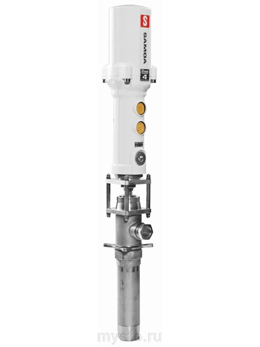 Samoa Пневматический насос бочковой SAMOA Рumpmaster 333120, для рабочих жидкостей, 3:1, 45л/мин от компании Оборудование для автосервиса и АЗС "Т-ind" доставка в регионы - фото 1