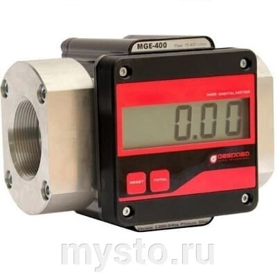 Счетчик дизельного топлива Gespasa MGE 400 1122, электронный, расходомер топлива, 400 л/мин от компании Оборудование для автосервиса и АЗС "Т-ind" доставка в регионы - фото 1