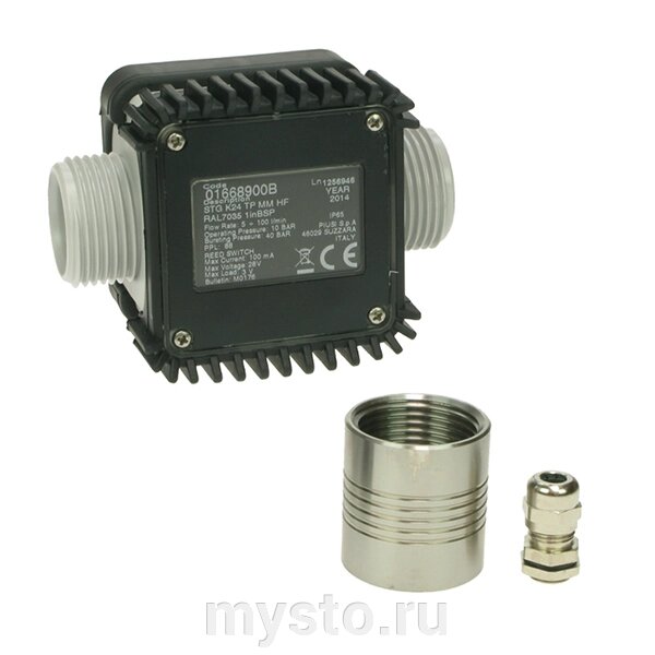 Счетчик дизельного топлива PIUSI K24 Pulser F00407700, импульсный, расходомер топлива, 120 л/мин от компании Оборудование для автосервиса и АЗС "Т-ind" доставка в регионы - фото 1