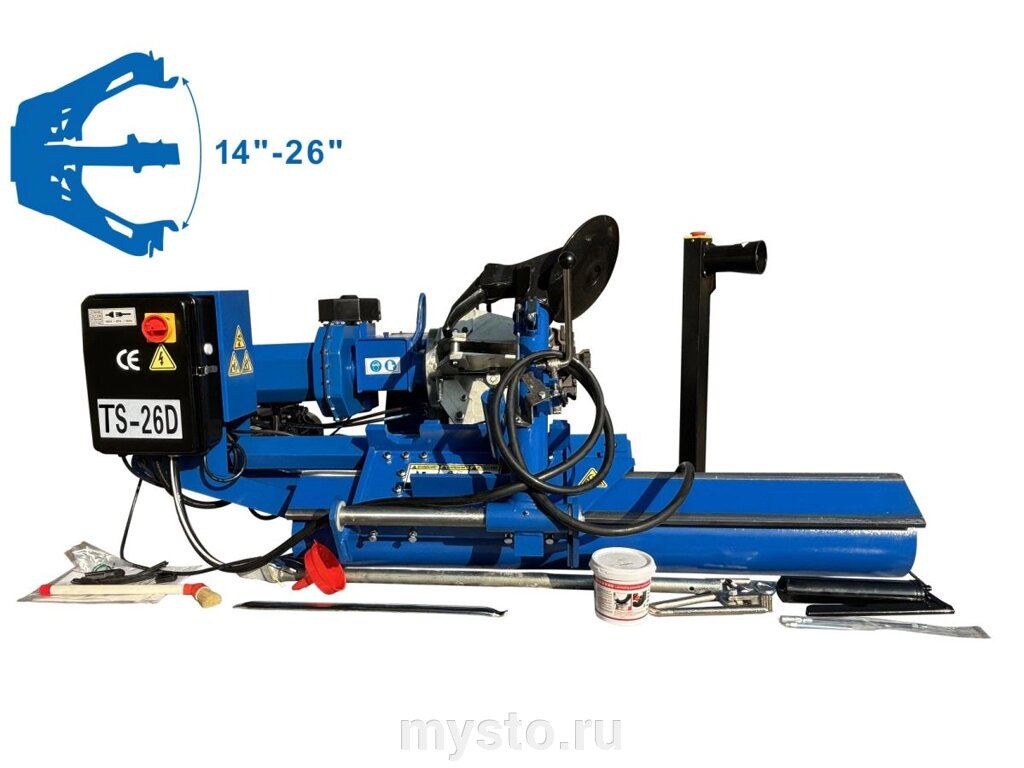 Шиномонтажный станок грузовой Техносоюз TS-26D, полуавтоматический, 380В от компании Оборудование для автосервиса и АЗС "Т-ind" доставка в регионы - фото 1