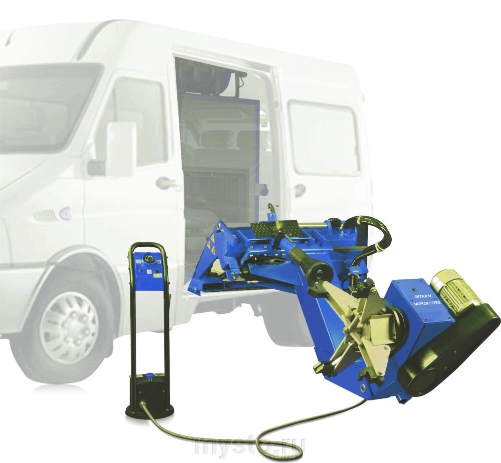 Шиномонтажный станок мобильный Nordberg 46TRKM, грузовой, автоматический, 380 В от компании Оборудование для автосервиса и АЗС "Т-ind" доставка в регионы - фото 1