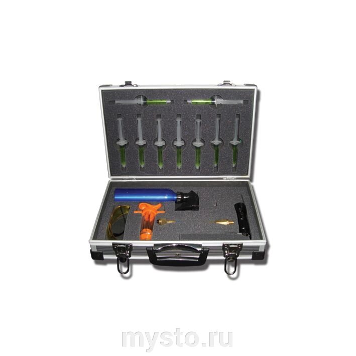 SMC (System Mobil Cleaning) Комплект для поиска утечек фреона SMC-150 New, профессиональный от компании Оборудование для автосервиса и АЗС "Т-ind" доставка в регионы - фото 1