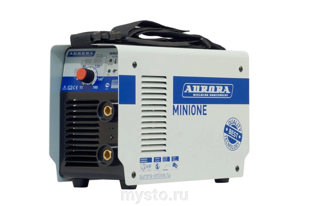 Сварочный аппарат инверторный Aurora MINIONE 1800, MMA, в кейсе, 220В от компании Оборудование для автосервиса и АЗС "Т-ind" доставка в регионы - фото 1