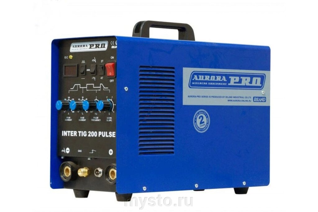 Сварочный аппарат инверторный Aurora PRO INTER TIG 200 PULSE MOSFET, TIG&MMA, 220В от компании Оборудование для автосервиса и АЗС "Т-ind" доставка в регионы - фото 1