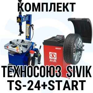 T-ind Комплект шиномонтажного оборудования Техносоюз TS-24 + Сивик СТАРТ