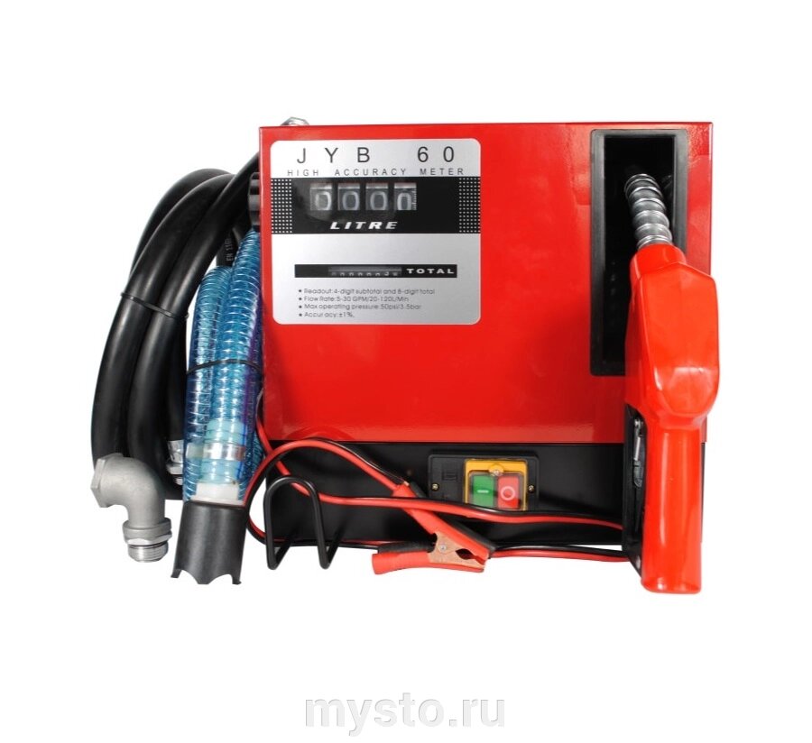 Топливораздаточная колонка Petropump JYB60(12V), 55л/мин, 12В, мини ТРК для дизельного топлива от компании Оборудование для автосервиса и АЗС "Т-ind" доставка в регионы - фото 1