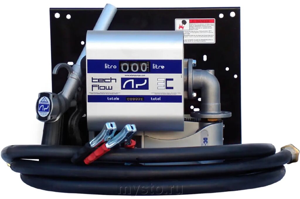 Топливораздаточный модуль Adam Pumps WALL TECH 220-40A, мобильная насосная станция перекачки дизеля, 220В, 40 л/мин от компании Оборудование для автосервиса и АЗС "Т-ind" доставка в регионы - фото 1