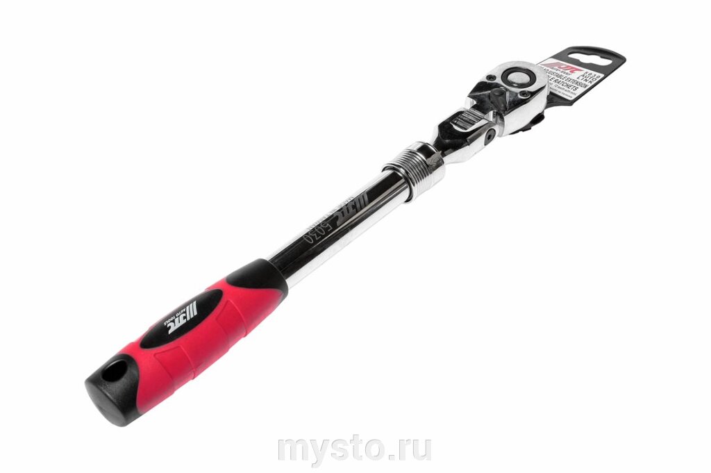 Трещотка шарнирная с поворотной головкой JTC JTC-5030, 1/2", 72-зуб., регулируемая длина от компании Оборудование для автосервиса и АЗС "Т-ind" доставка в регионы - фото 1