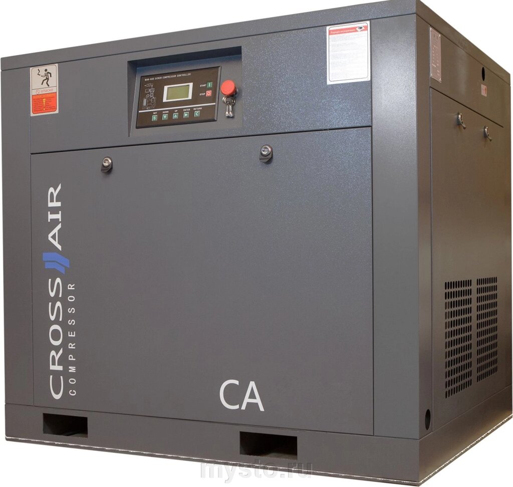 Винтовой компрессор CrossAir CA11-16GA, прямой привод, 16 бар, IP23, 680 л/мин от компании Оборудование для автосервиса и АЗС "Т-ind" доставка в регионы - фото 1