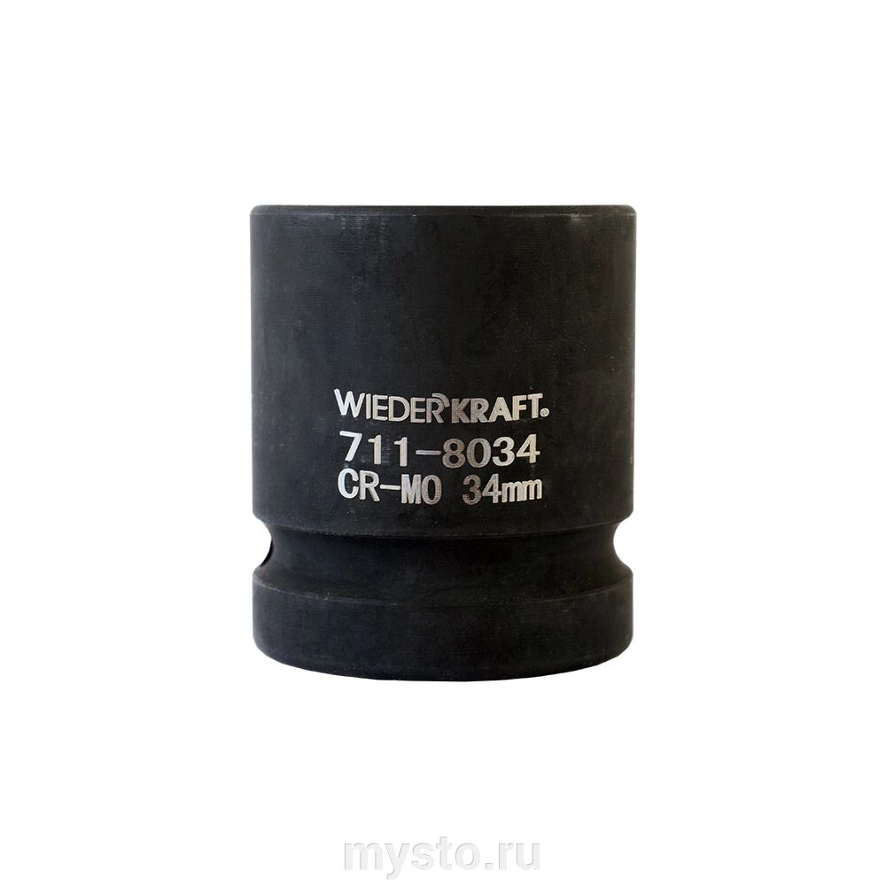 Wiederkraft Головка торцевая ударная WiederKraft WDK-711-8034, 1", 34 мм от компании Оборудование для автосервиса и АЗС "Т-ind" доставка в регионы - фото 1