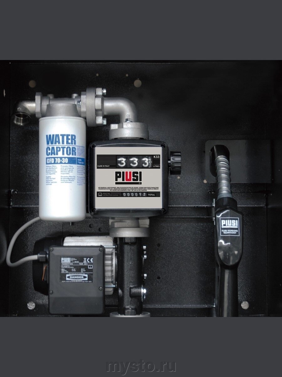 Заправочный модуль PIUSI ST box E120 Basic, для дизельного топлива, 220В, 90 л/мин от компании Оборудование для автосервиса и АЗС "Т-ind" доставка в регионы - фото 1