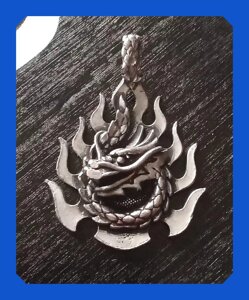 Х-амулет Огненный дракон, со шнурком, Символ Года