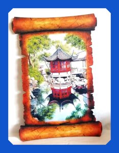 Объемная картина «Китайский сад», ХДФ
