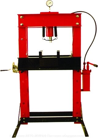 0901H Пресс напольный гидравлический, ручной 50 т от компании Компания АВТО-ЖИРАФ Поставка оборудования по ценам завода изготовителя - фото 1