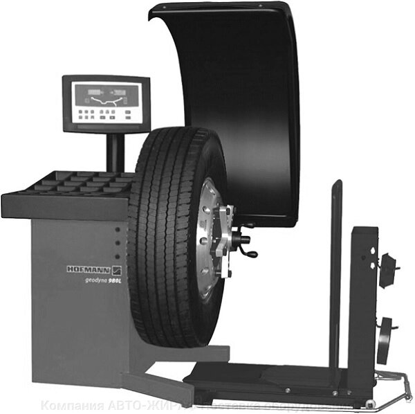 Балансировочный станок (стенд) для колес грузовых автомобилей Hofmann Geodyna 980L LIFT. Цвет серый RAL 7040. от компании Компания АВТО-ЖИРАФ Поставка оборудования по ценам завода изготовителя - фото 1