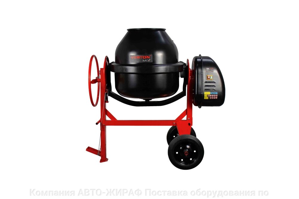 Бетоносмеситель VERTON MIX СМ-300 (мощность 2500 Вт, венец чугунный,V бака 300л, d барабана 742 мм) от компании Компания АВТО-ЖИРАФ Поставка оборудования по ценам завода изготовителя - фото 1