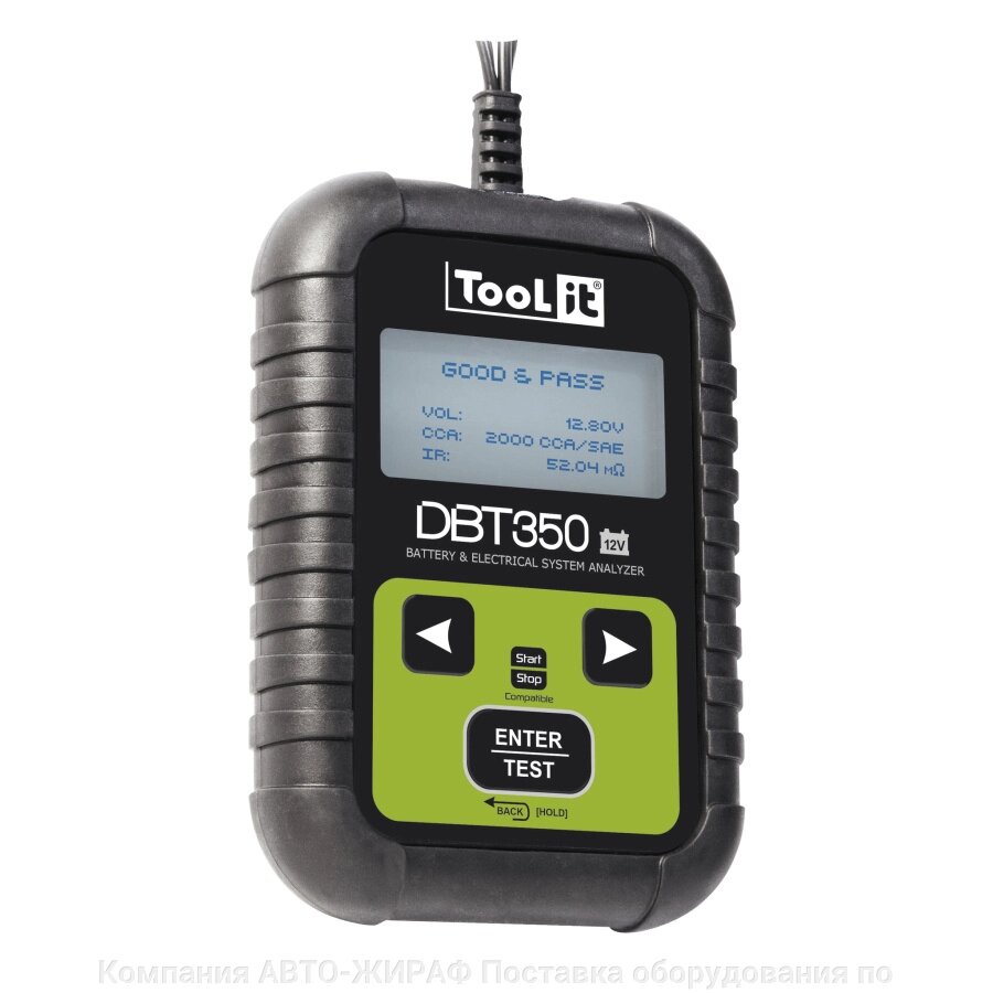 DBT350 тестер для аккумуляторов  арт. 025868 от компании Компания "АВТО-ЖИРАФ" Поставка оборудования по ценам завода изготовите - фото 1