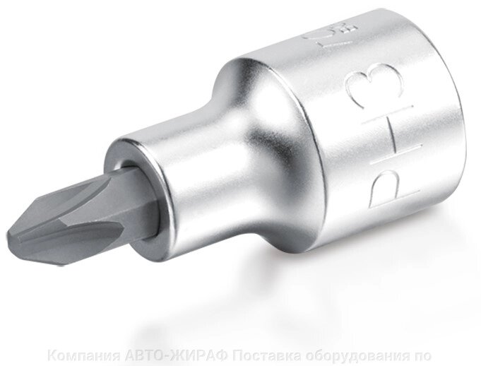 Головка торцевая с вставкой 1/4" PH1 L=37 мм TOPTUL BCAA08P1 от компании Компания "АВТО-ЖИРАФ" Поставка оборудования по ценам завода изготовите - фото 1