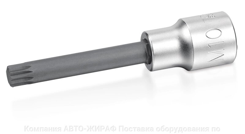 Головка торцевая с вставкой Spline 1/2" M14 L=100 мм TOPTUL BCJD1614 от компании Компания АВТО-ЖИРАФ Поставка оборудования по ценам завода изготовителя - фото 1