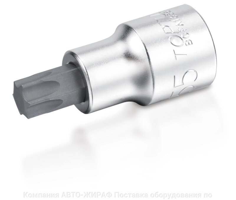 Головка торцевая с вставкой Torx 1/2" T25 L=55 мм TOPTUL BCFA1625 от компании Компания "АВТО-ЖИРАФ" Поставка оборудования по ценам завода изготовите - фото 1