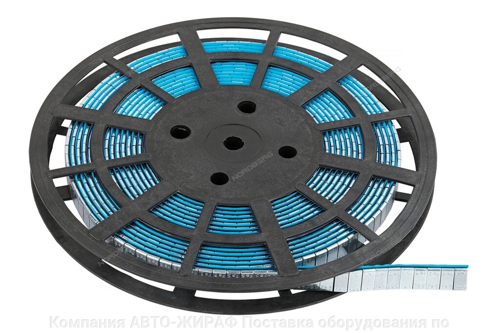 Грузики самоклеящиеся (1000х5 г) Fe квадратные на бобине NORDBERG W5FS2-1000 от компании Компания АВТО-ЖИРАФ Поставка оборудования по ценам завода изготовителя - фото 1
