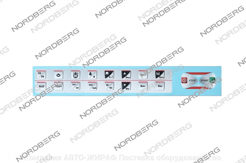 Клавиатура для 4524A NORDBERG B-56-1200001 от компании Компания АВТО-ЖИРАФ Поставка оборудования по ценам завода изготовителя - фото 1