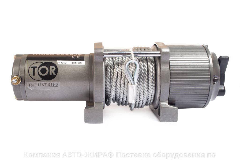 Лебедка (1588 кг/15 м) автомобильная TOR 12 V P3500-1D от компании Компания АВТО-ЖИРАФ Поставка оборудования по ценам завода изготовителя - фото 1